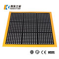 3′*3′ Anti Skid Interlocking Perforated Rubber Boat Deck Mats with Holes